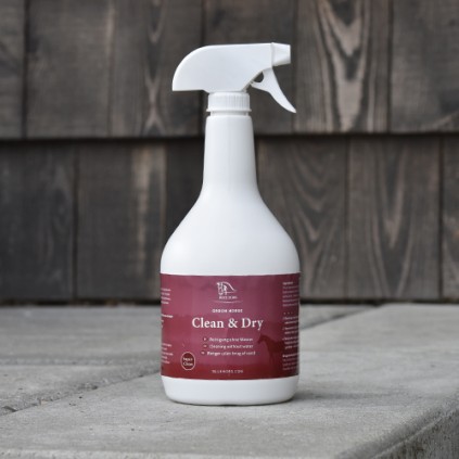 Clean & Dry spray fra Blue Hors
