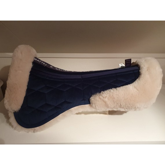 Dressur-Korrigeringspad  Navy Velvet fra Mattes