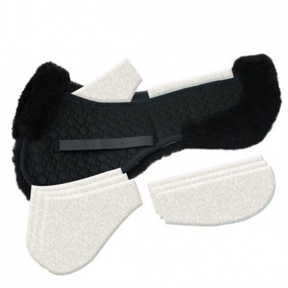 Dressur-Korrigeringspad Velvet black fra Mattes