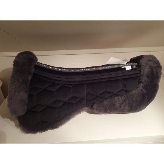 Dressur-Korrigeringspad Velvet black fra Mattes