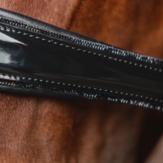 Lærgrime GLAMOUROCK fra Brisque Bridlewear