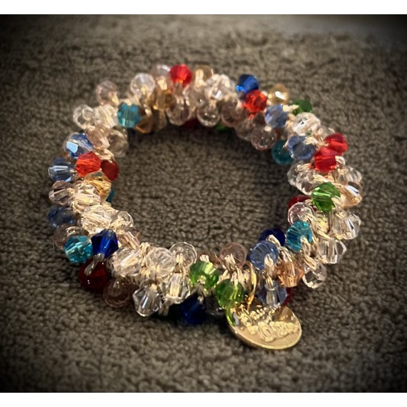 Scrunchie shiny stones