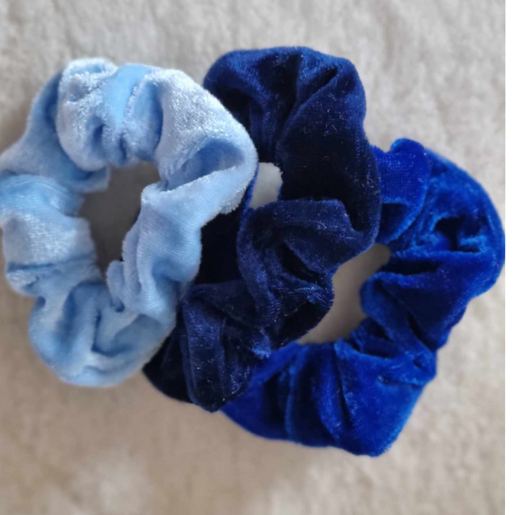 Scrunchie Velvet sett 3 stk