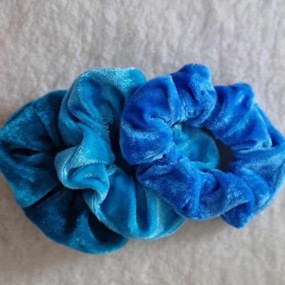 Scrunchie Velvet sett 3 stk