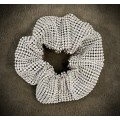 Scrunchie Silver stener