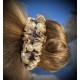 Scrunchie strikk med perler