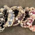 Scrunchie strikk med perler