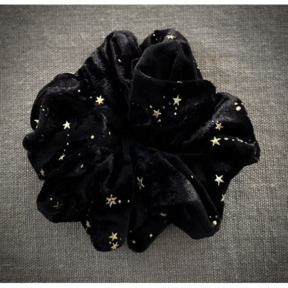 Scrunchie strikk stor med stjerner
