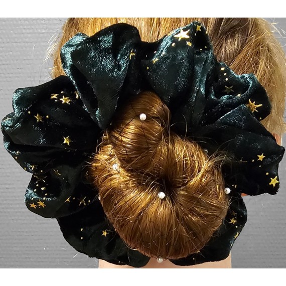 Scrunchie strikk stor med stjerner