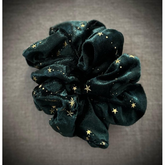 Scrunchie strikk stor med stjerner