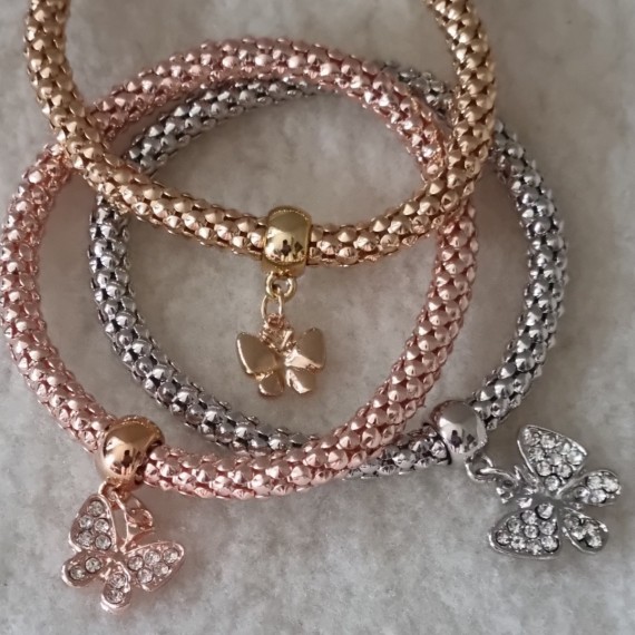 Scrunchie sett med charms