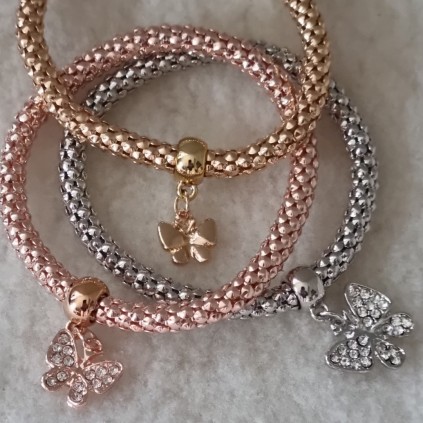 Scrunchie sett med charms