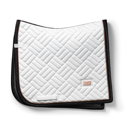 Dressur Schabrak white m/dark ocean fra ES