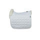Hvit m/front ull & rhinestone stener  fra Mattes