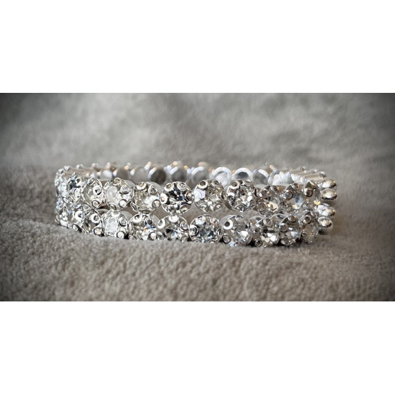 Scrunchie Crystal 2 rader