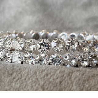 Scrunchie Crystal 2 rader