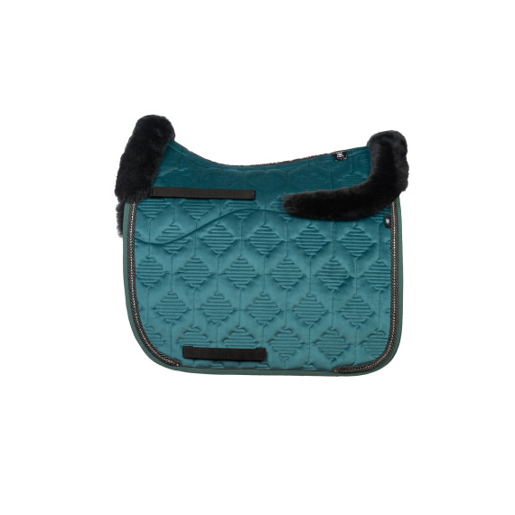 Petrol Velvet m/rhinestone fra Mattes