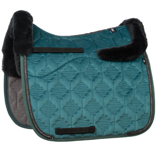 Petrol Velvet m/rhinestone fra Mattes