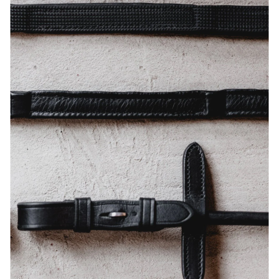 Tøyler rundsydde soft grip fra Brisque Bridlewear