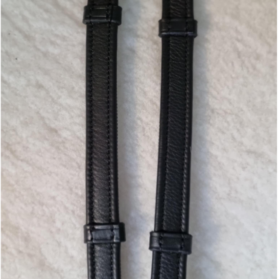 Tøyler rundsydde soft grip fra Brisque Bridlewear