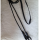 Tøyler rundsydde soft grip fra Brisque Bridlewear