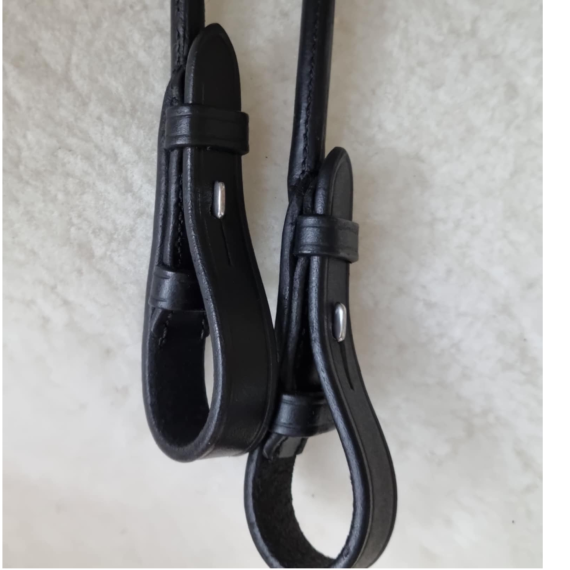 Tøyler rundsydde soft grip fra Brisque Bridlewear