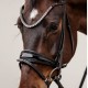 Rundsydd Perfection BLACK on the Rocks hodelag fra Brisque Bridlewear