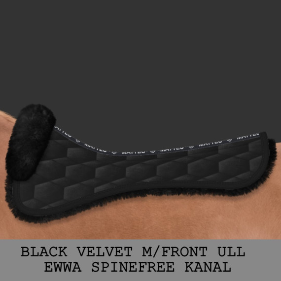 Dressur-Pad Velvet med front ull fra Mattes