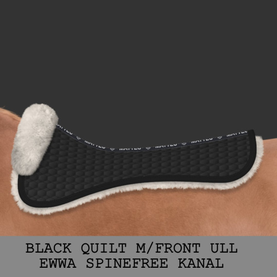 Dressur-Pad Quilt med front ull fra Mattes