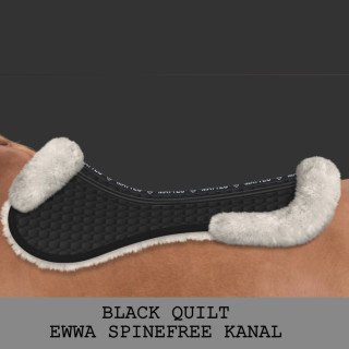 Sprang-Korrigeringspad Black Quilt