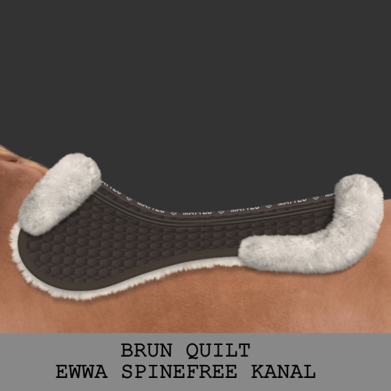 Sprang-Korrigeringspad Brown Quilt