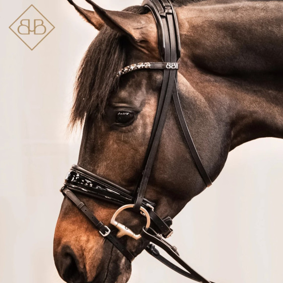 Hodelag Prime m/padded pullback neserem fra Brisque Bridlewear