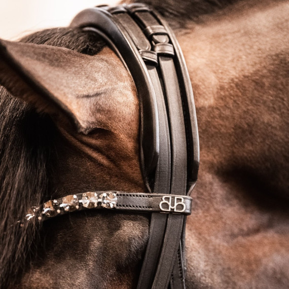 Hodelag Prime m/padded pullback neserem fra Brisque Bridlewear