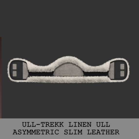Ull-trekk Leather Asymmetric SLIM  modell fra Mattes