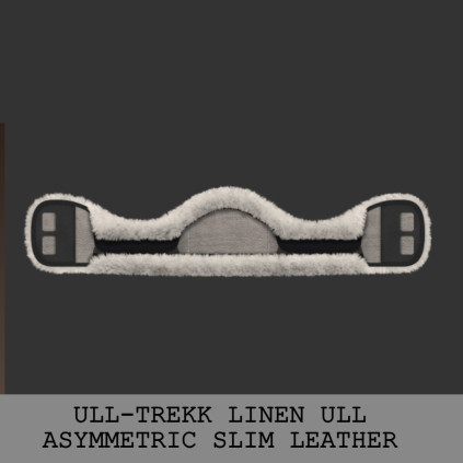 Ull-trekk Leather Asymmetric SLIM  modell fra Mattes