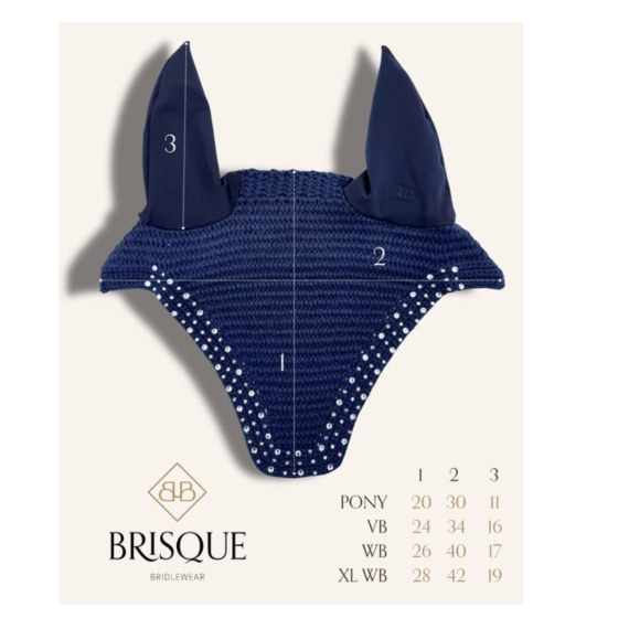 Ørehette fra Brisque Bridlewear