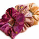 Scrunchie  velvet med gullstjerner