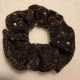Scrunchie strikk med paljetter