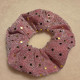 Scrunchie strikk med paljetter