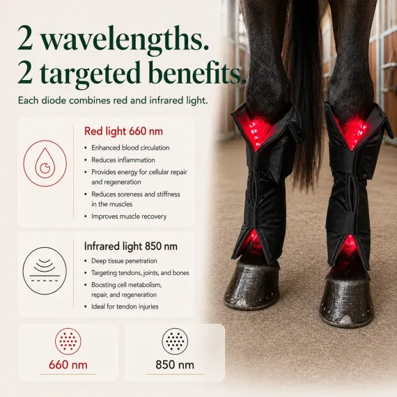 LTS RED sett 2 stk fra Equine LTS