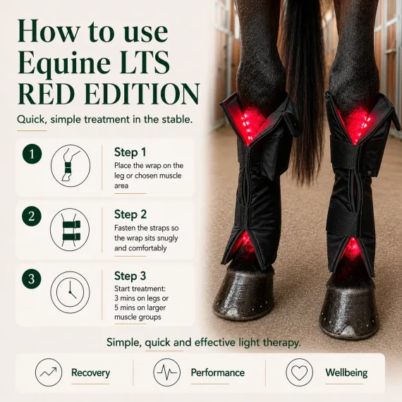 LTS RED sett 2 stk fra Equine LTS