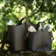 Leather Groomingbag str Large fra Borstiq
