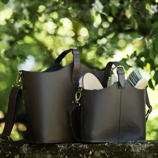 Leather Groomingbag str Large fra Borstiq