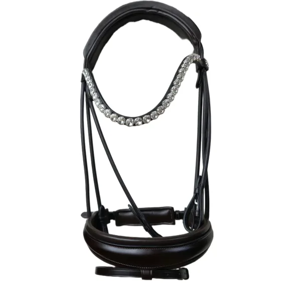 Rundsydd hodelag Premium fra Brisque Bridlewear