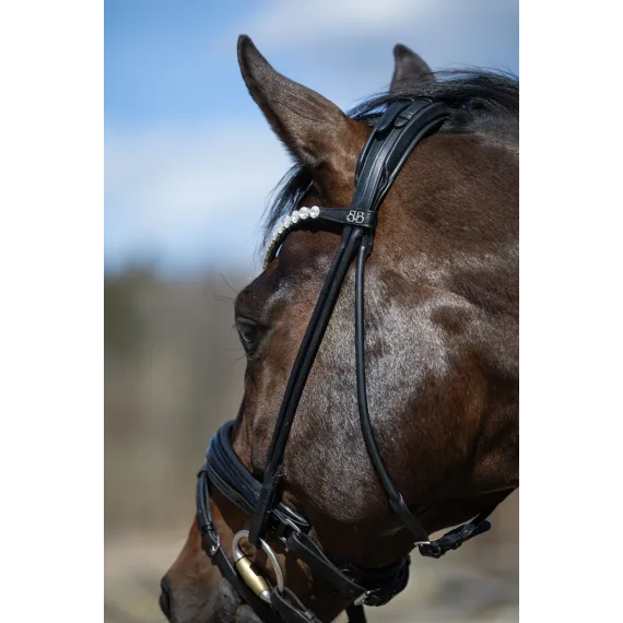Rundsydd hodelag Premium fra Brisque Bridlewear