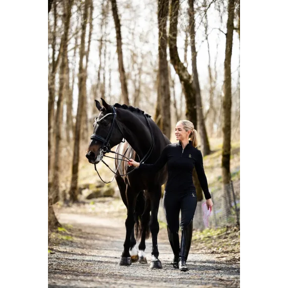 Rundsydd hodelag Premium fra Brisque Bridlewear