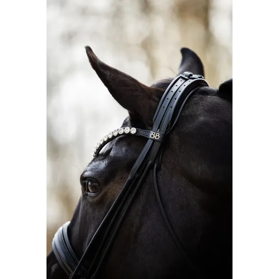 Rundsydd hodelag Premium fra Brisque Bridlewear