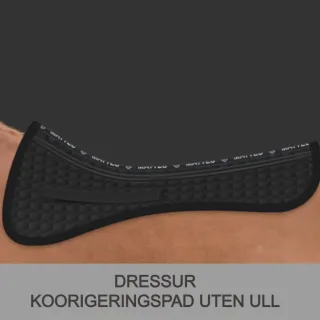Dressur-Korrigeringspad uten ull