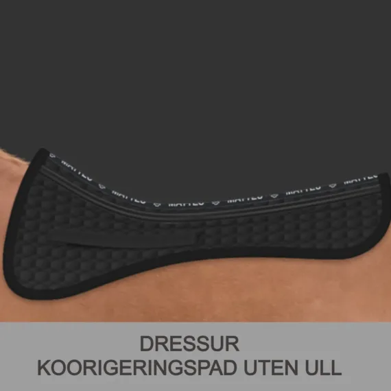 Dressur-Korrigeringspad uten ull