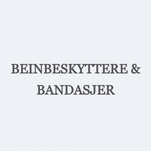 Beinbeskyttere og Bandasjer